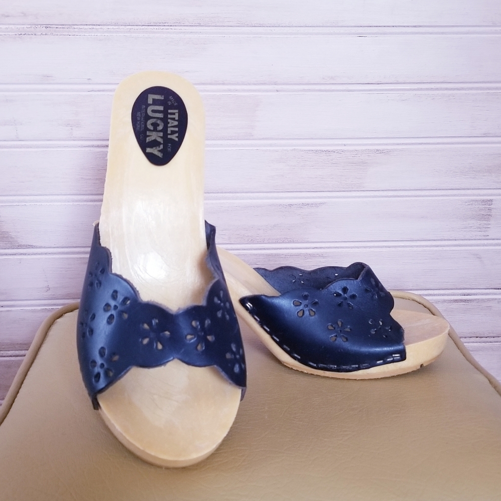 Vintage Lucky Platform Sandals